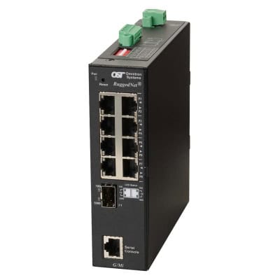 RuggedNet G Mi 1xSFP 8xRJ-45 1xDC