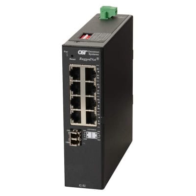 RuggedNet G Si 1xLC 8xRJ-45 1xDC