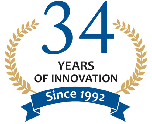 OVER 34 YEARS OF EXPERIENCE